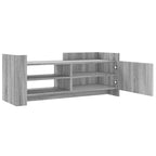Mobile TV Grigio Sonoma 100x35x40 cm in Legno Multistrato