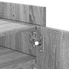 Mobile TV Grigio Sonoma 100x35x40 cm in Legno Multistrato