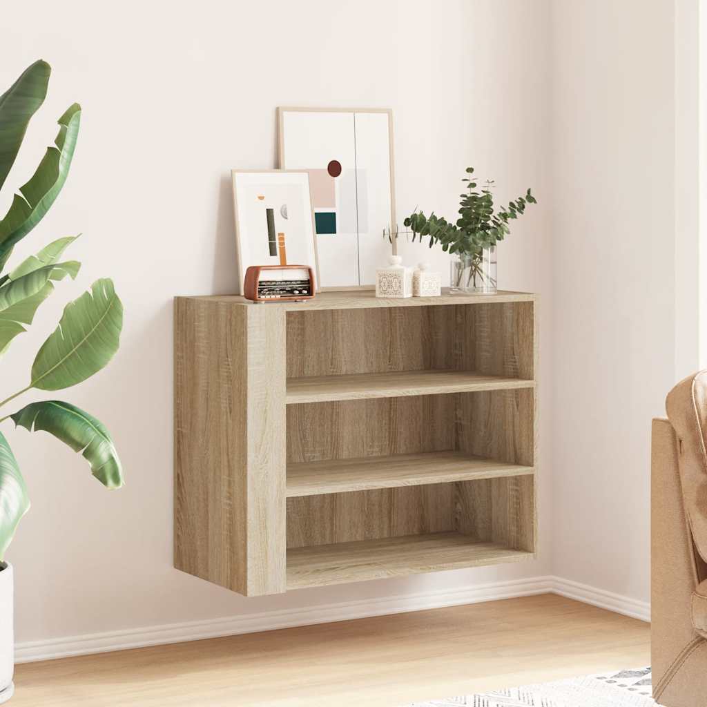 Armadietto a Muro Rovere Sonoma 75x35x60 cm in Truciolato