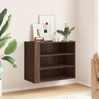 Armadietto a Muro Rovere Marrone 75x35x60 cm in Truciolato