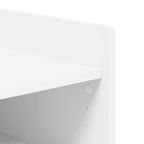 Scarpiera Bianca 74,5x37,5x100 cm in Legno Multistrato