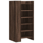 Scarpiera Rovere Marrone 52x37,5x100 cm in Legno Multistrato
