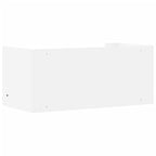 Scaffale a Parete Bianco 70,5x35x30,5 cm in Legno Multistrato