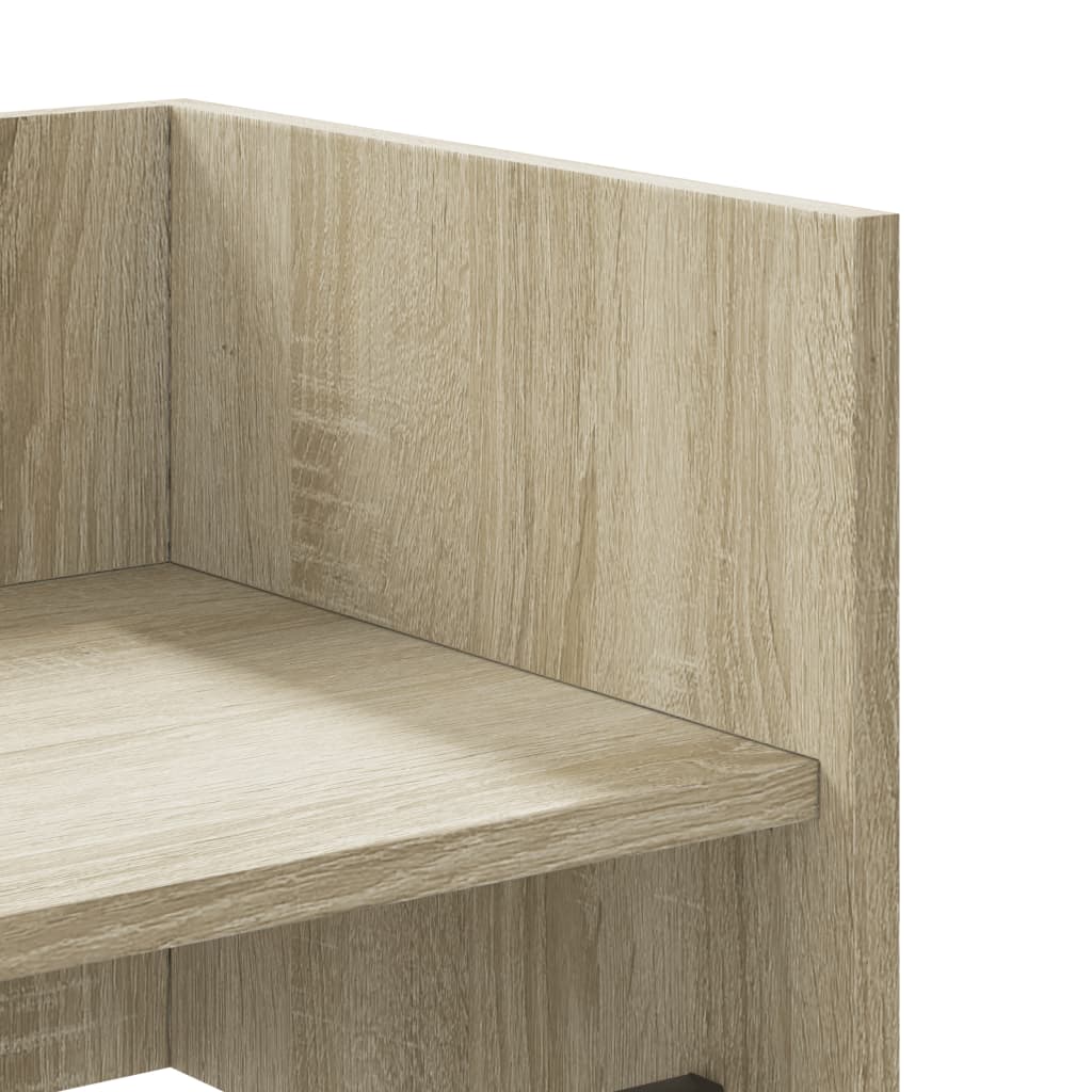 Scaffale Parete Rovere Sonoma 70,5x35x30,5 cm Legno Multistrato
