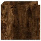 Mensola a Muro Rovere Fumo 70,5x35x30,5 cm Legno Multistrato