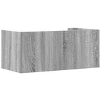 Mensola a Muro Grigio Sonoma 70,5x35x30,5 cm Legno Multistrato