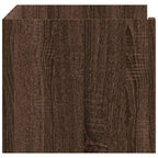 Mensola a Muro Rovere Marrone 70,5x35x30,5 cm Legno Multistrato