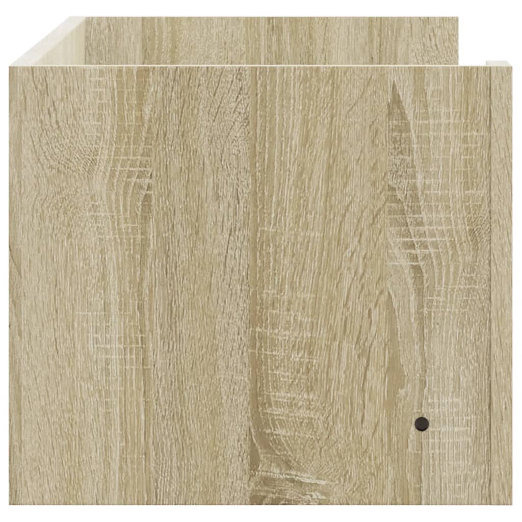 Scaffale a Parete Rovere Sonoma 100x35x30,5cm Legno Multistrato
