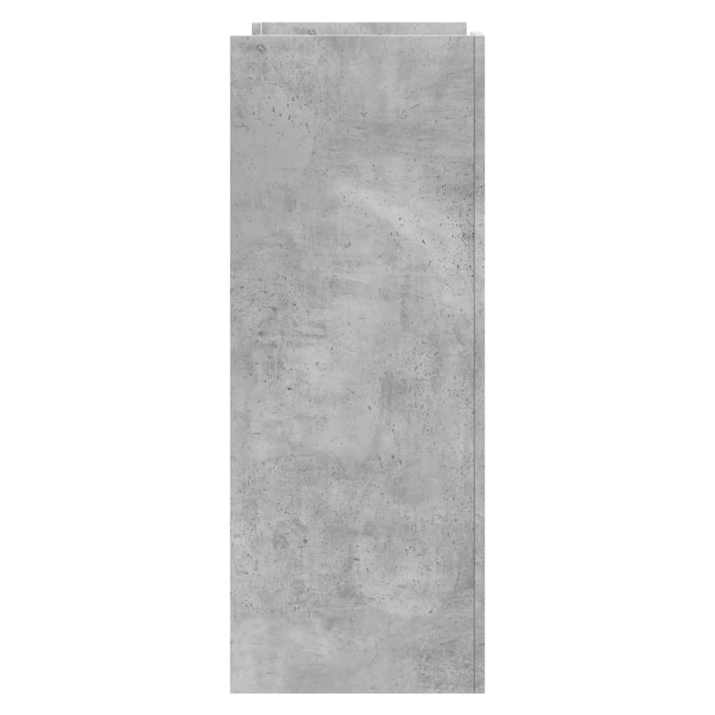 Tavolino Consolle Grigio Cemento 100x35x90 cm in Multistrato