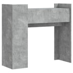Tavolino Consolle Grigio Cemento 100x35x90 cm in Multistrato