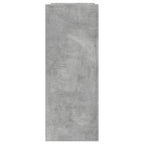 Tavolino Consolle Grigio Cemento 100x35x90 cm in Multistrato