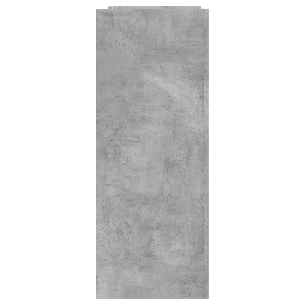 Tavolino Consolle Grigio Cemento 100x35x90 cm in Multistrato