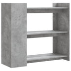 Tavolino Consolle Grigio Cemento 100x35x90 cm in Multistrato
