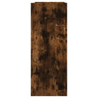 Tavolino Consolle Rovere Fumo 100x35x90 cm in Legno Multistrato