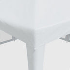 Tenda per Feste con 8 Pareti Laterali in Rete Bianco 4x4 m HDPE
