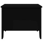 Tavolino da Salotto Nero 100x51x40 cm in Legno Multistrato