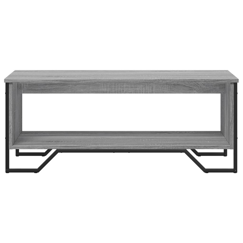 Tavolino da Salotto Grigio Sonoma 100x51x40cm Legno Multistrato