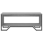 Tavolino da Salotto Grigio Sonoma 100x51x40cm Legno Multistrato