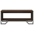 Tavolino Salotto Rovere Marrone 100x51x40 cm Legno Multistrato