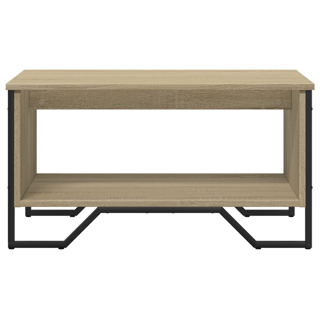 Tavolino da Salotto Rovere Sonoma 75x51x40 cm Legno Multistrato