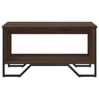 Tavolino da Salotto Rovere Marrone 75x51x40cm Legno Multistrato