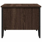 Tavolino da Salotto Rovere Marrone 75x51x40cm Legno Multistrato