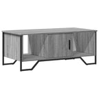 Tavolino da Salotto Grigio Sonoma 100x51x40cm Legno Multistrato