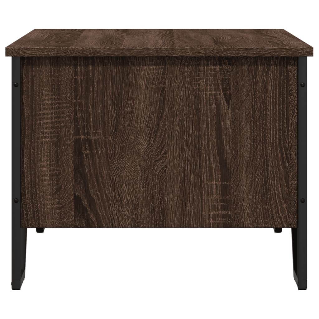 Tavolino Salotto Rovere Marrone 100x51x40 cm Legno Multistrato