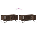 Tavolino Salotto Rovere Marrone 100x51x40 cm Legno Multistrato