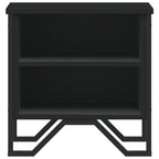Comodino Nero 40x30x40 cm in Legno Multistrato