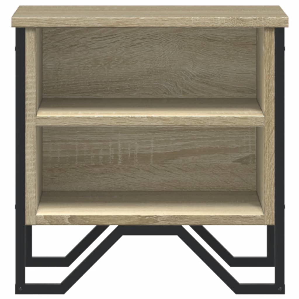 Comodini Rovere Sonoma 2pz 40x30x40 cm in Truciolato