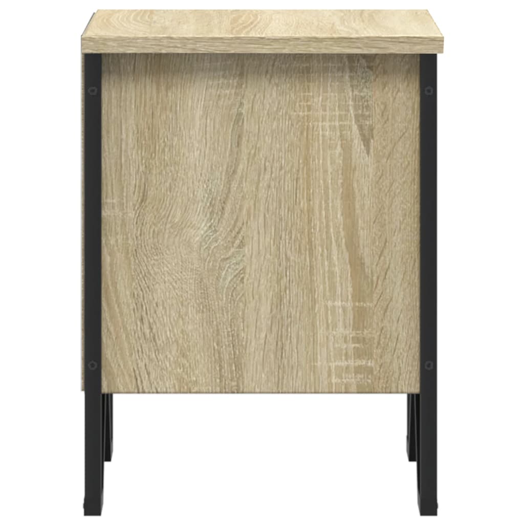 Comodini Rovere Sonoma 2pz 40x30x40 cm in Truciolato