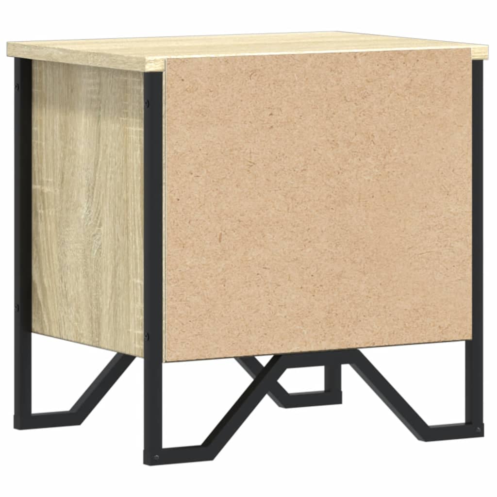 Comodini Rovere Sonoma 2pz 40x30x40 cm in Truciolato