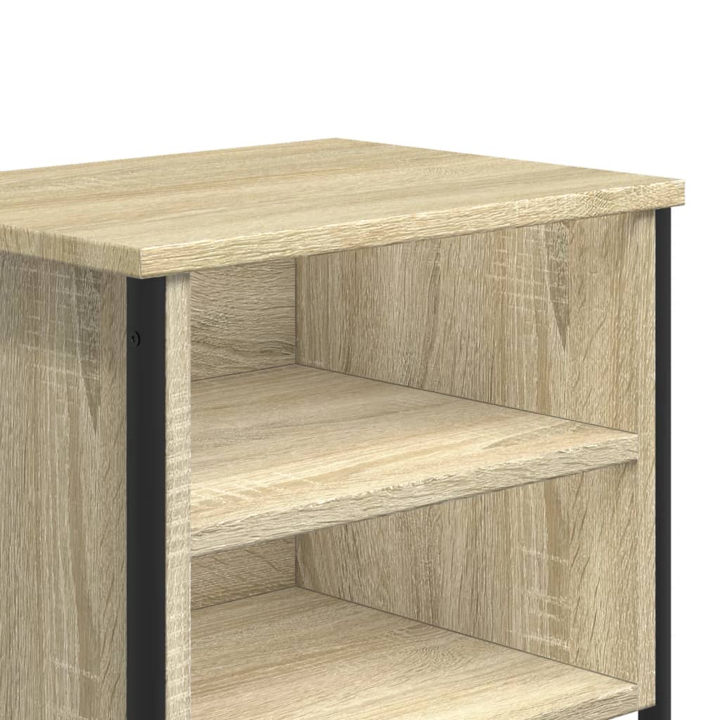 Comodini Rovere Sonoma 2pz 40x30x40 cm in Truciolato