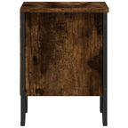 Comodino Rovere Fumo 2pz 40x30x40 cm in Truciolato