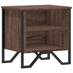 Comodino Rovere Marrone 40x30x40 cm in Truciolato