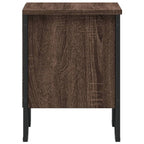 Comodino Rovere Marrone 40x30x40 cm in Truciolato