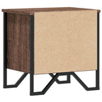 Comodino Rovere Marrone 40x30x40 cm in Truciolato