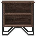 Comodini Rovere Marrone 2pz 40x30x40 cm in Truciolato