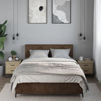 Comodini 2 pz Rovere Sonoma 40x41x40 cm in Legno Multistrato