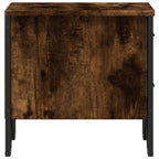 Comodini 2 pz Rovere Fumo 40x41x40 cm in Truciolato