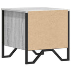 Comodino Grigio Sonoma 40x41x40 cm in Truciolato