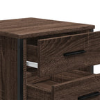 Comodino Rovere Marrone 40x41x40 cm in Truciolato