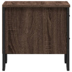 Comodini 2 pz Rovere Marrone 40x41x40 cm in Legno Multistrato