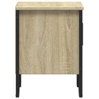 Comodini Rovere Sonoma 2 pz 40x30x40 cm in Legno Multistrato
