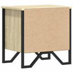 Comodini Rovere Sonoma 2 pz 40x30x40 cm in Legno Multistrato