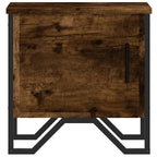 Comodini 2pz Rovere Fumo 40x30x40 cm in Truciolato