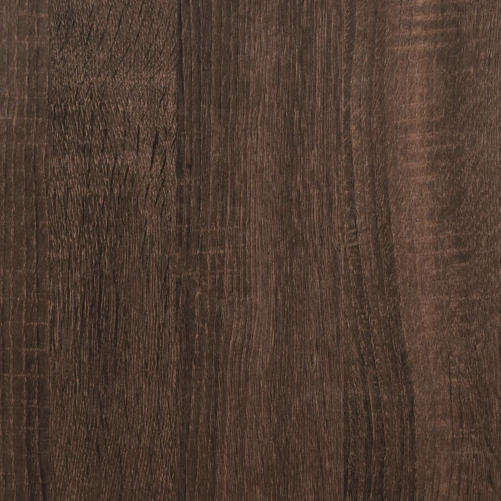 Comodini 2pz Rovere Marrone 40x30x40 cm in Truciolato