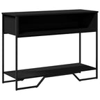 Tavolo Consolle Nero 100x35x74,5 cm in Truciolato