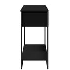 Tavolo Consolle Nero 100x35x74,5 cm in Truciolato